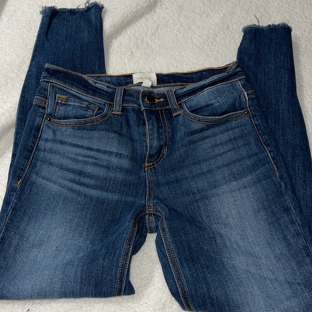 Stitch Fix ID:23 Distressed Step Hem Skinny Jeans